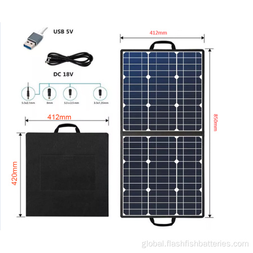 Mini Solar Power System 50W Portable Solar Panel for laptop cell phone Manufactory